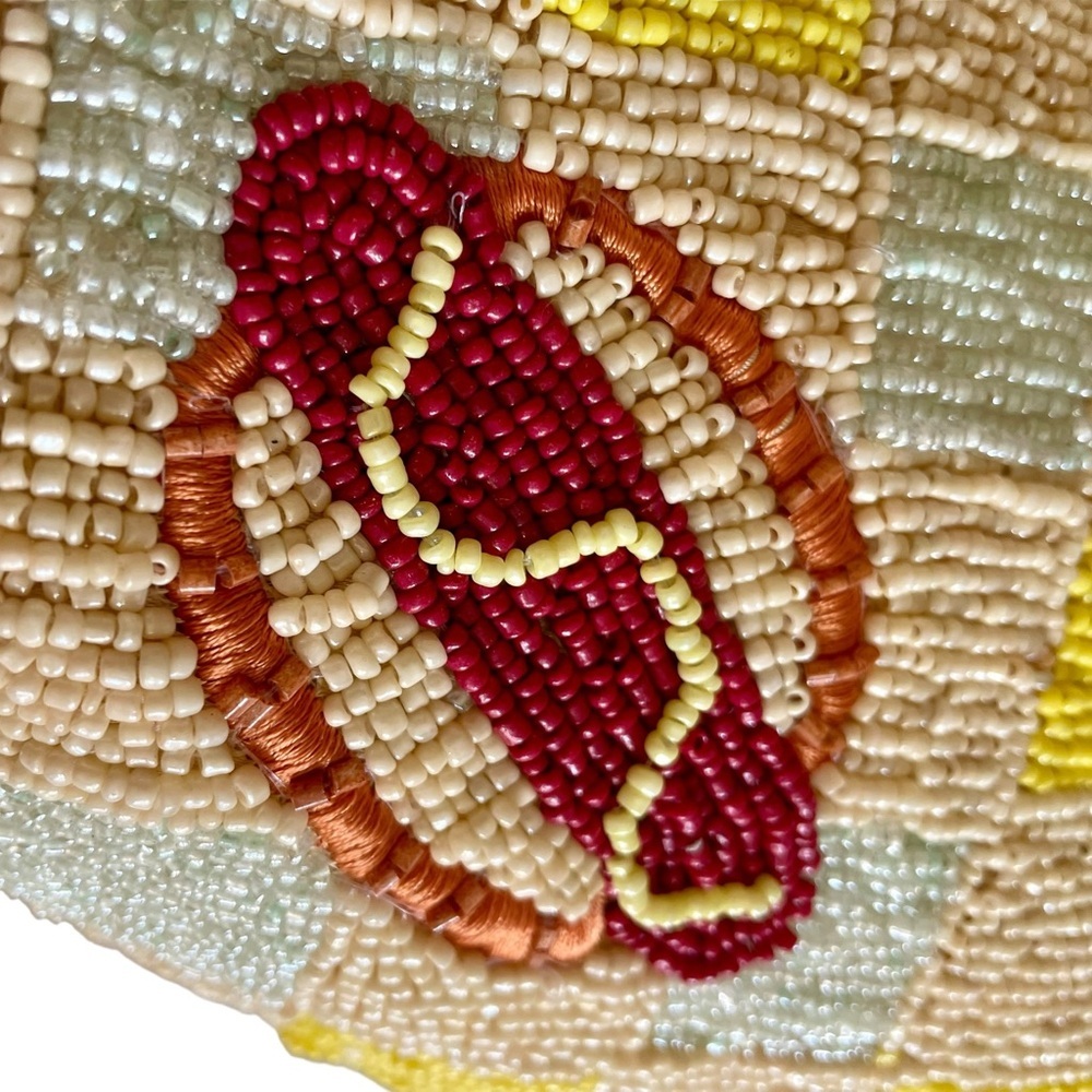 Viral Hand Beaded Fast Food Hot Dog Cola Design Handbag, Cola Charm, India, NWT. - Picture 4 of 7